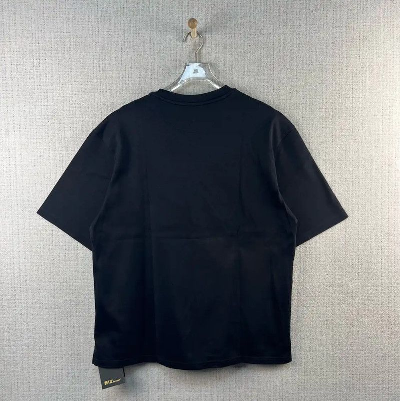 Fendi Fendi Black Cotton Logo Men's T-Shirt 0089 Size US L / EU 52-54 / 3 - 3 Thumbnail