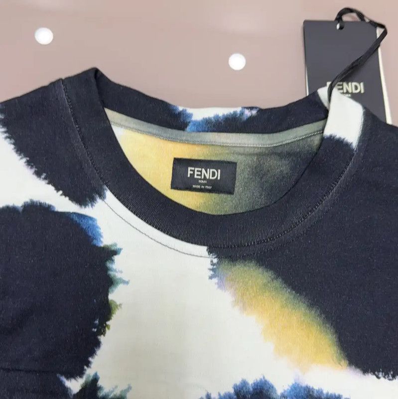 Fendi Fendi Black Cotton Tie-Dye Long Sleeve Sweatshirt 0089 Size US S / EU 44-46 / 1 - 4 Thumbnail