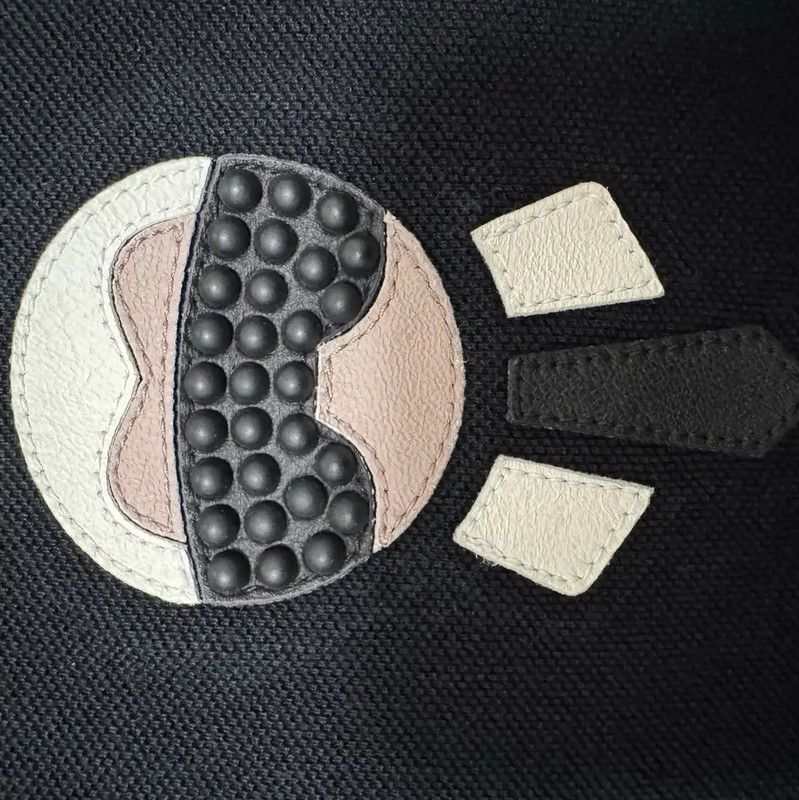 Fendi Fendi Black Cotton Logo Embroidered Polo Shirt 0089 Size US M / EU 48-50 / 2 - 3 Thumbnail