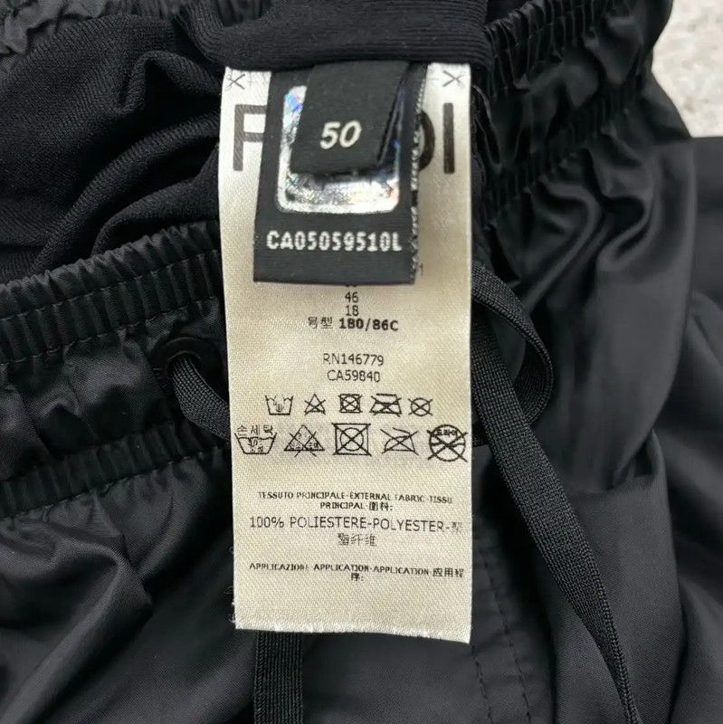 Fendi Fendi Black Nylon Summer Men's Shorts 0089 Size US 28 / EU 44 - 5 Thumbnail