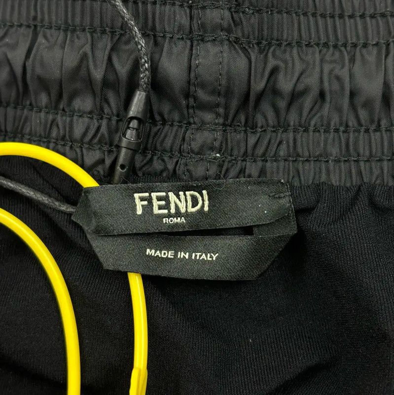 Fendi Fendi Black Nylon Summer Men's Shorts 0089 Size US 28 / EU 44 - 4 Thumbnail