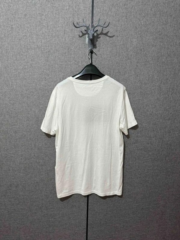Fendi Fendi Men's White Cotton Logo T-Shirt 0089 Size US M / EU 48-50 / 2 - 2 Thumbnail