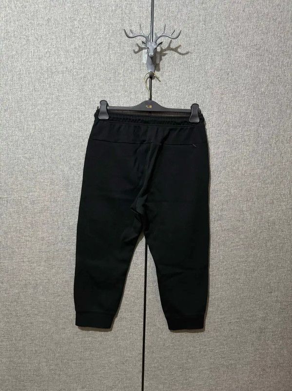 Fendi Fendi Black Cotton Casual Pants with Embroidery 0089 Size US 26 / EU 42 - 2 Thumbnail