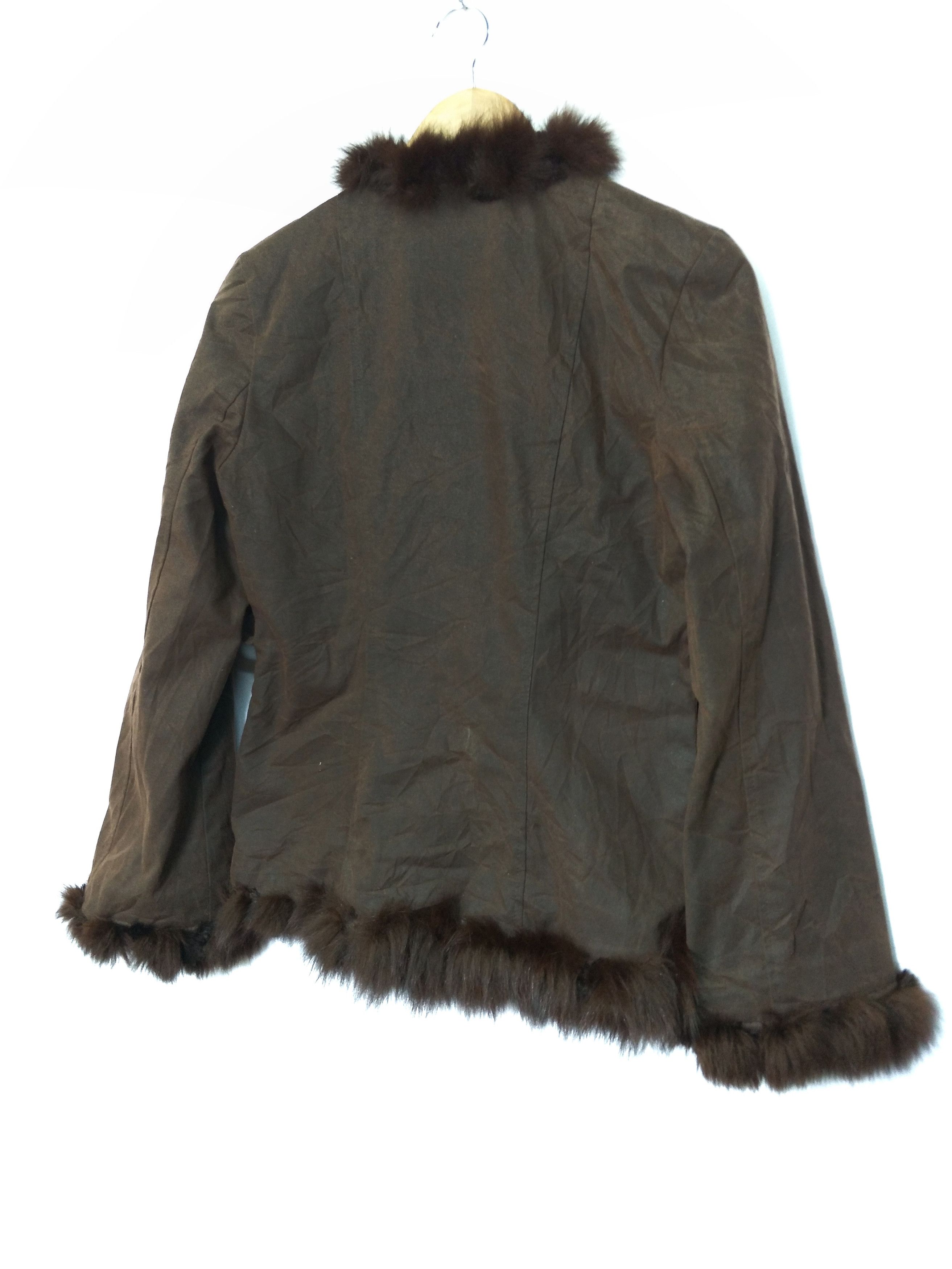 Isabel Marant Isabel Marant Waxed Cotton Faux Faur Jacket Size US M / EU 48-50 / 2 - 2 Thumbnail