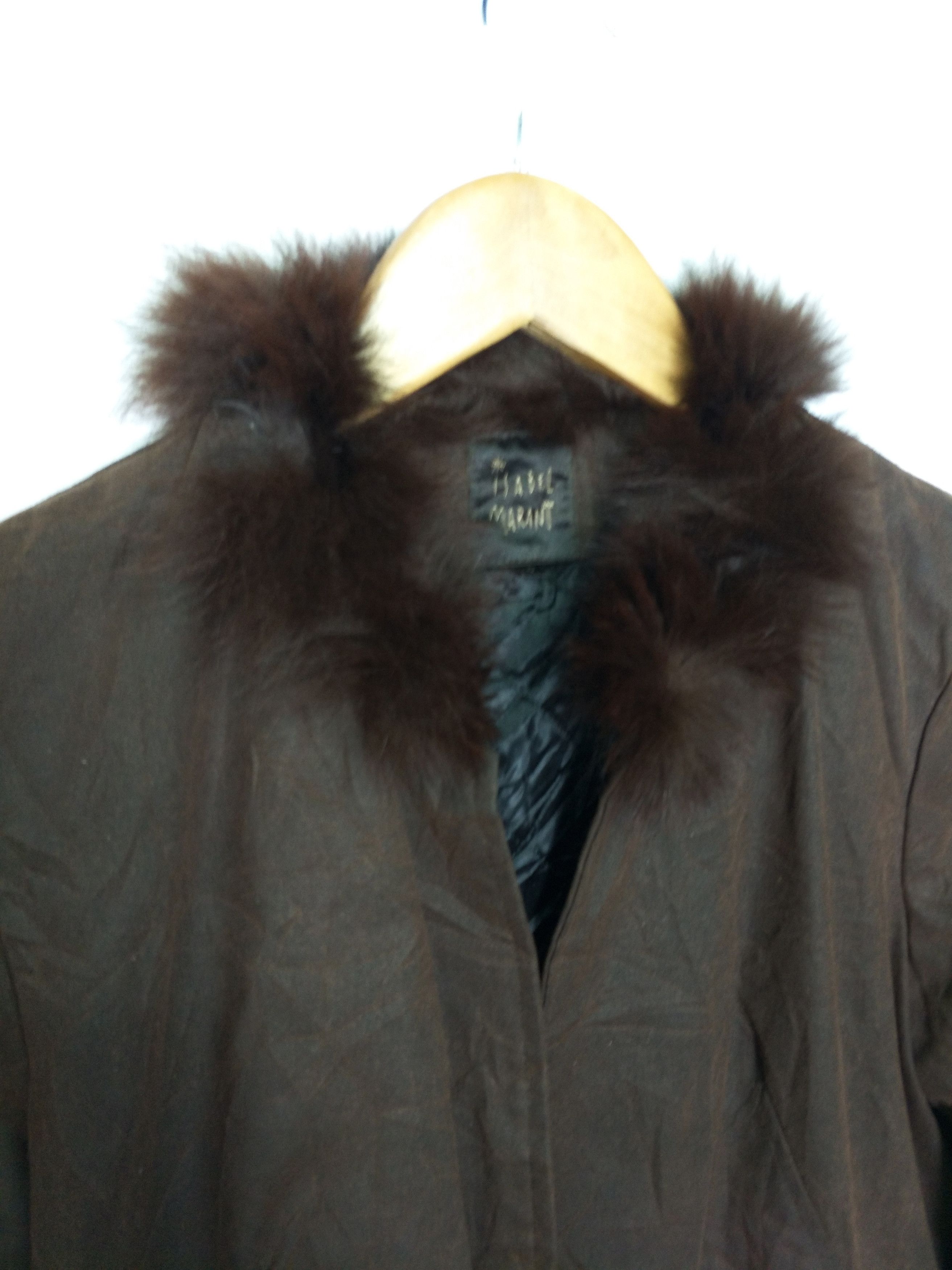 Isabel Marant Isabel Marant Waxed Cotton Faux Faur Jacket Size US M / EU 48-50 / 2 - 3 Thumbnail