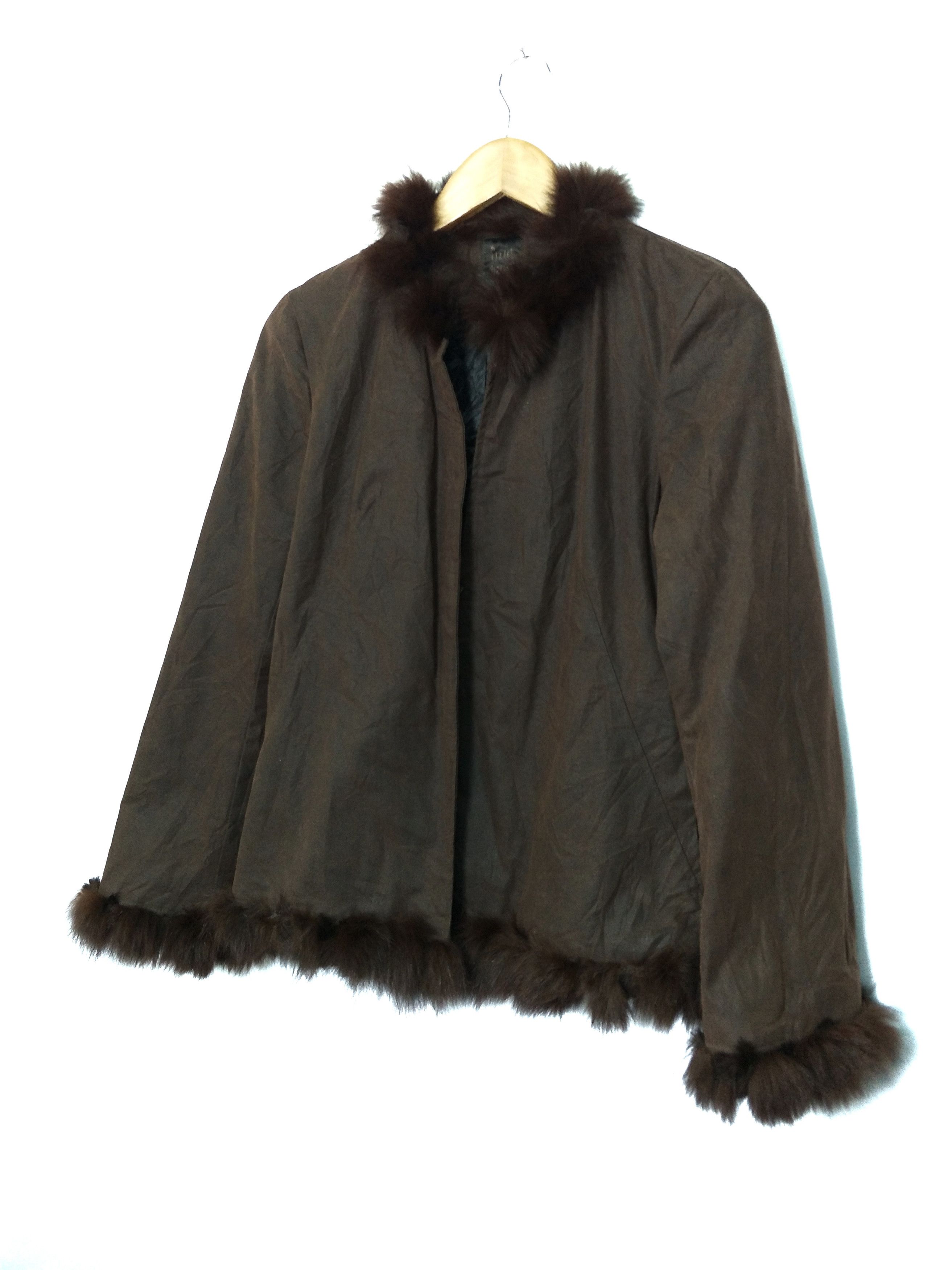 Isabel Marant Isabel Marant Waxed Cotton Faux Faur Jacket Size US M / EU 48-50 / 2 - 1 Thumbnail