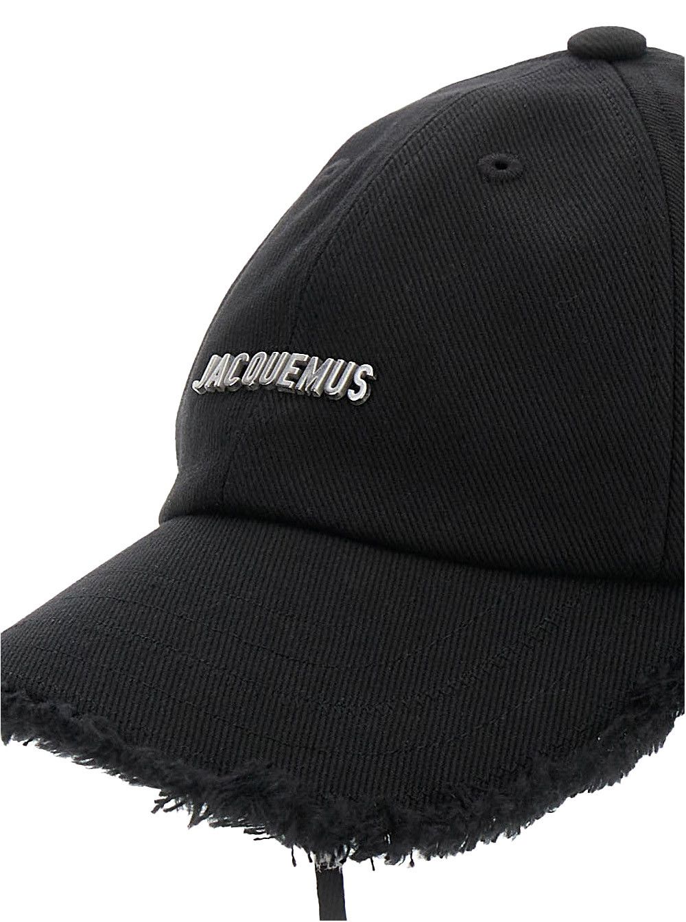 Jacquemus Black 'Le Casquette Artichaut' Hat with Drawstring In Cotton for Men Size ONE SIZE - 3 Thumbnail