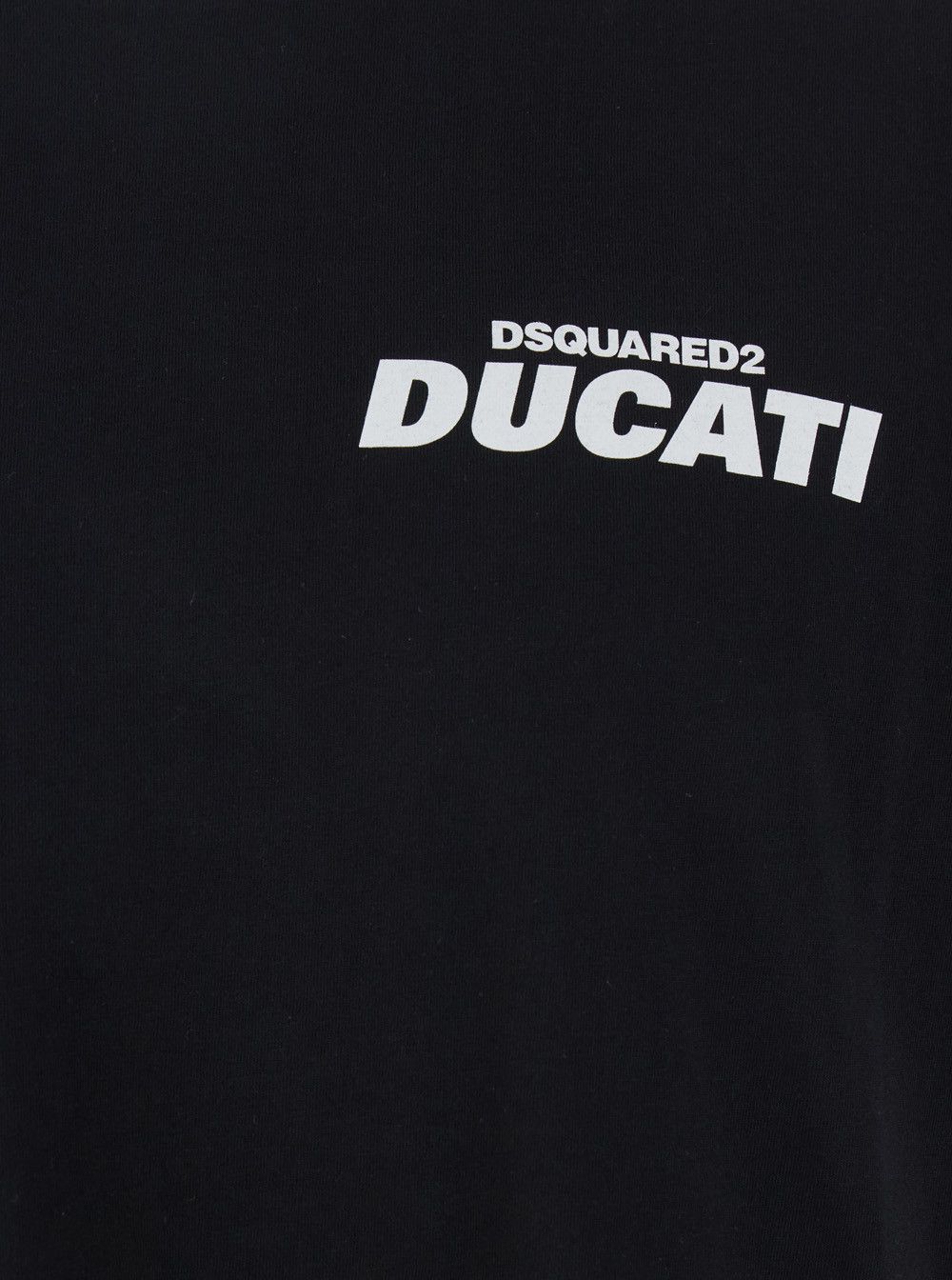 Dsquared2 'Ducati x D2' Black T-Shirt with Logo on the Front in Cotton Man Size US M / EU 48-50 / 2 - 3 Thumbnail
