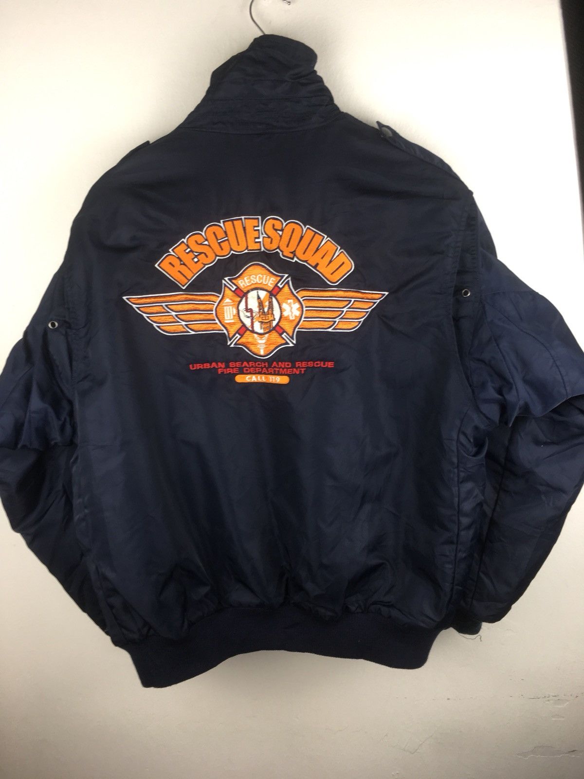 Designer × Vintage Vintage Signal Rescue Squad Embroidred armpit 24x26 Size US L / EU 52-54 / 3 - 1 Thumbnail