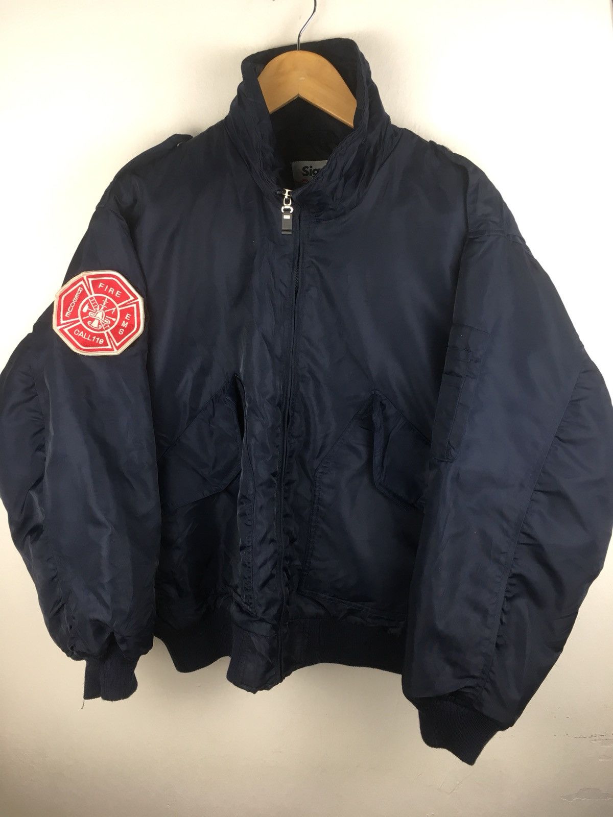 Designer × Vintage Vintage Signal Rescue Squad Embroidred armpit 24x26 Size US L / EU 52-54 / 3 - 2 Thumbnail