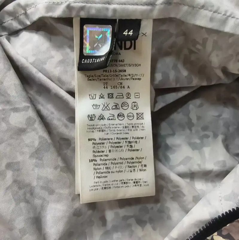 Fendi Fendi Beige Men's Jacket with Unique Design 0089 Size US XS / EU 42 / 0 - 4 Thumbnail