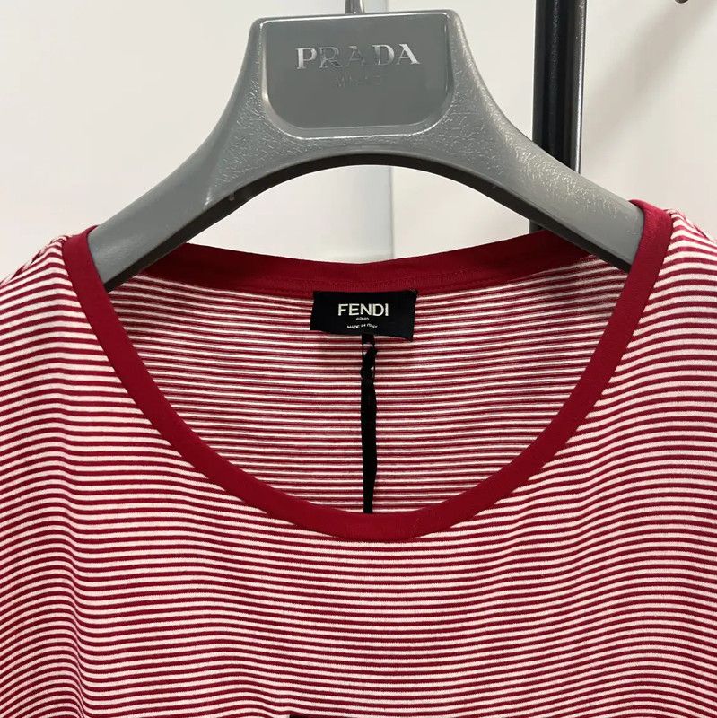 Fendi Fendi Multicolor Cotton Men's T-shirt 0089 Size US XL / EU 56 / 4 - 3 Thumbnail