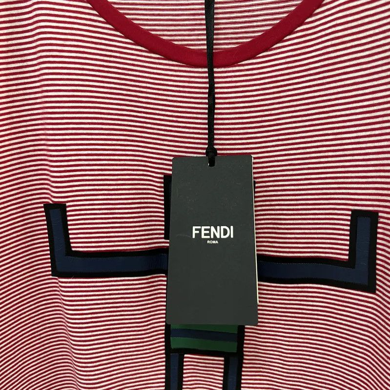 Fendi Fendi Multicolor Cotton Men's T-shirt 0089 Size US XL / EU 56 / 4 - 7 Thumbnail