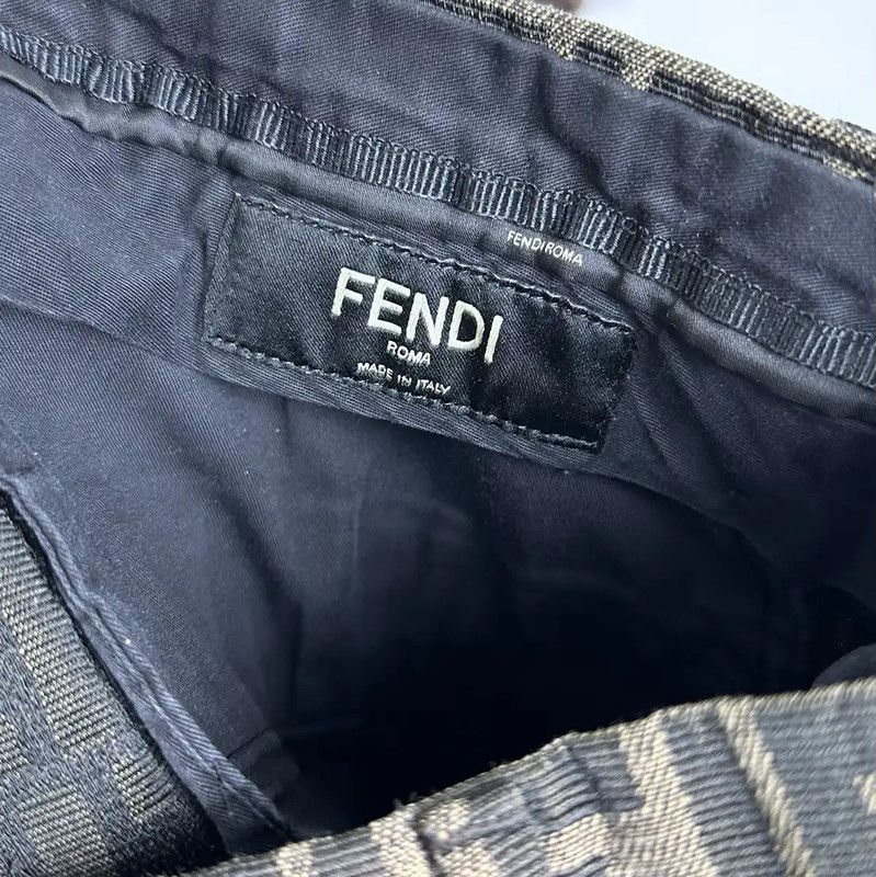 Fendi Fendi Casual Pants in Ginger Yellow Polyester 0089 Size US 34 / EU 50 - 3 Thumbnail
