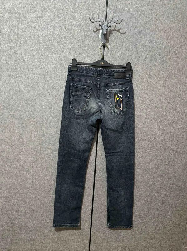 Fendi Fendi Colorful Logo Embroidered Casual Pants 0089 Size US 26 / EU 42 - 2 Thumbnail