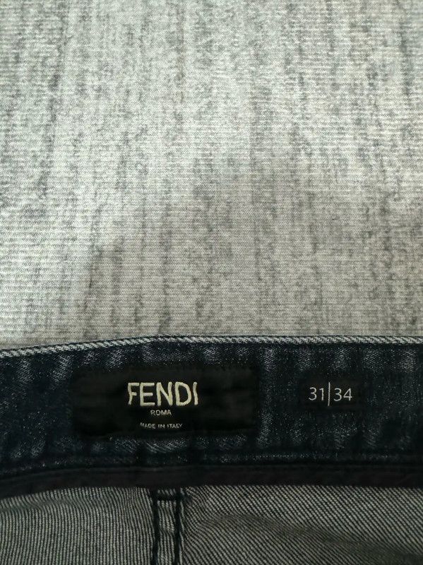 Fendi Fendi Colorful Logo Embroidered Casual Pants 0089 Size US 26 / EU 42 - 4 Thumbnail