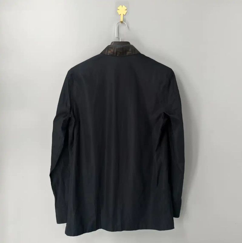 Fendi Fendi Black Cotton Long Sleeve Shirt for Men 0089 Size US L / EU 52-54 / 3 - 2 Thumbnail