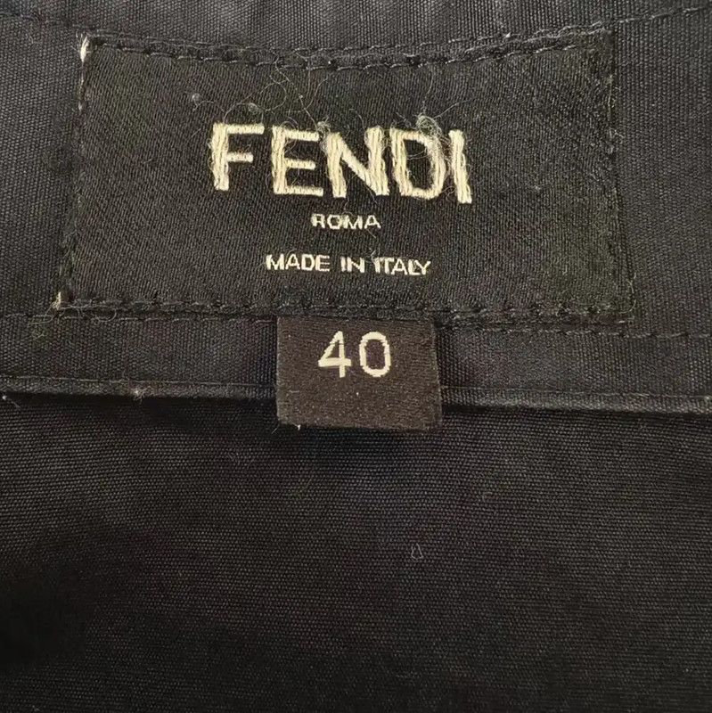 Fendi Fendi Black Cotton Long Sleeve Shirt for Men 0089 Size US L / EU 52-54 / 3 - 3 Thumbnail