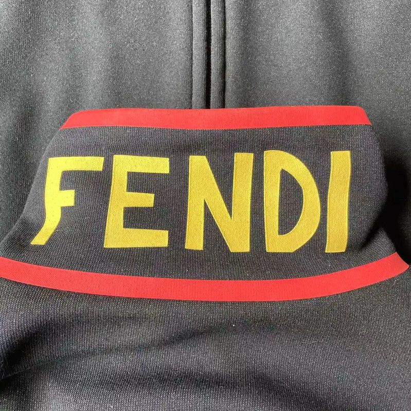 Fendi Fendi Black Cotton Jacket for Men, Size XL 0089 Size US XL / EU 56 / 4 - 6 Thumbnail