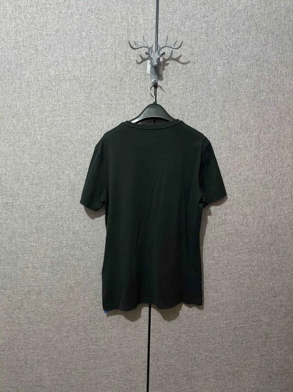 Fendi Fendi Black Cotton Logo Men's T-Shirt 0089 Size US M / EU 48-50 / 2 - 2 Thumbnail