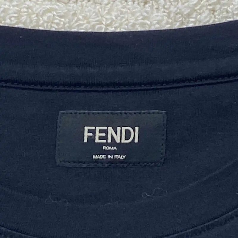 Fendi Fendi Black Men's T-Shirt Size L 0089 Size US L / EU 52-54 / 3 - 3 Thumbnail