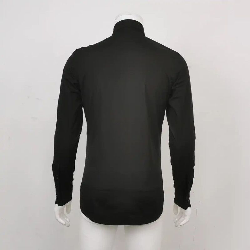 Fendi Fendi Black Cotton Logo Embroidered Shirt 0089 Size US S / EU 44-46 / 1 - 2 Thumbnail