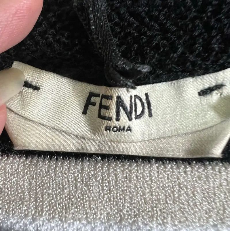 Fendi Fendi Striped Knitted Cotton Top for Men 0089 Size US S / EU 44-46 / 1 - 3 Thumbnail