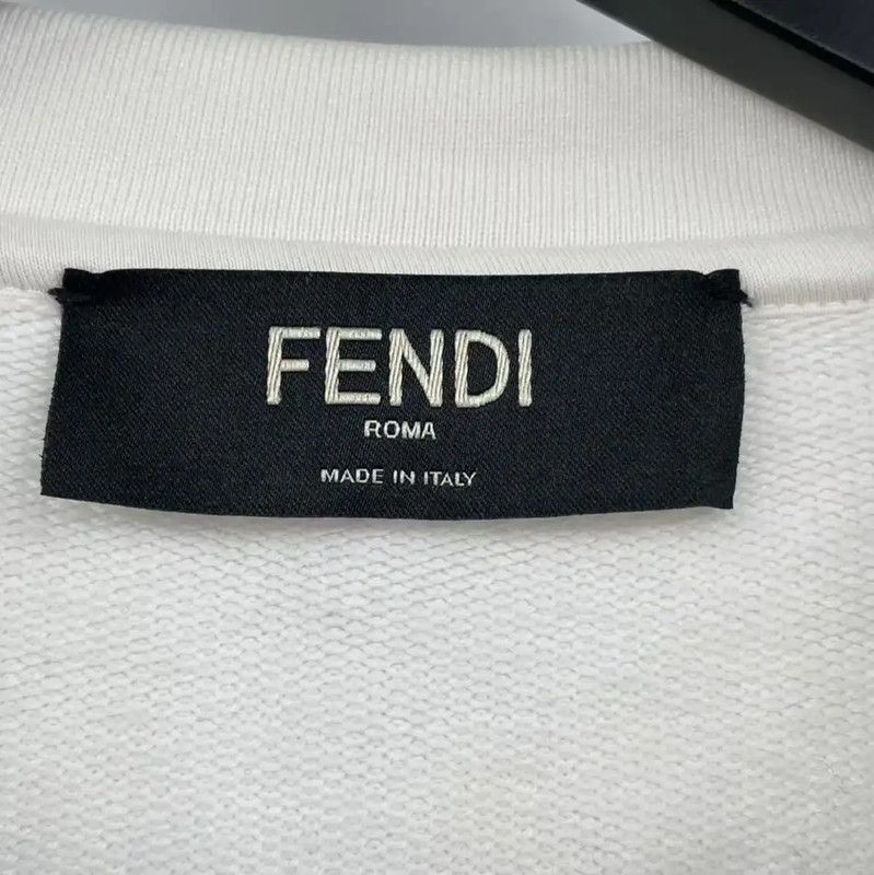 Fendi Fendi Colorblock Men's Long Sleeve Sweatshirt 0089 Size US XL / EU 56 / 4 - 3 Thumbnail