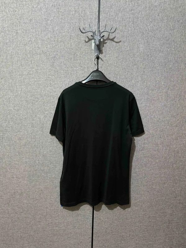 Fendi Fendi Black Cotton Logo T-Shirt for Men 0089 Size US M / EU 48-50 / 2 - 2 Thumbnail