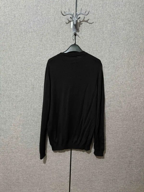 Fendi Fendi Black Wool Monster Embroidery Sweater 0089 Size US M / EU 48-50 / 2 - 2 Thumbnail