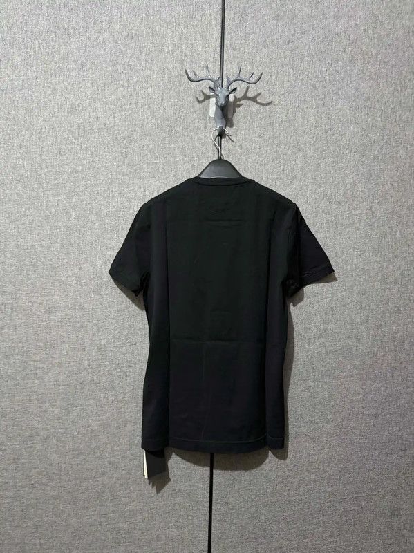 Fendi Fendi Black Cotton Logo T-shirt for Men 0089 Size US M / EU 48-50 / 2 - 2 Thumbnail