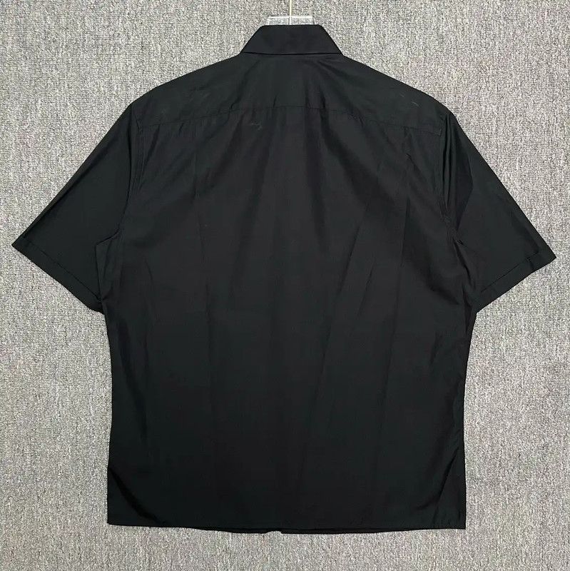 Fendi Fendi Black Cotton Short Sleeve Shirt 0089 Size US L / EU 52-54 / 3 - 2 Thumbnail