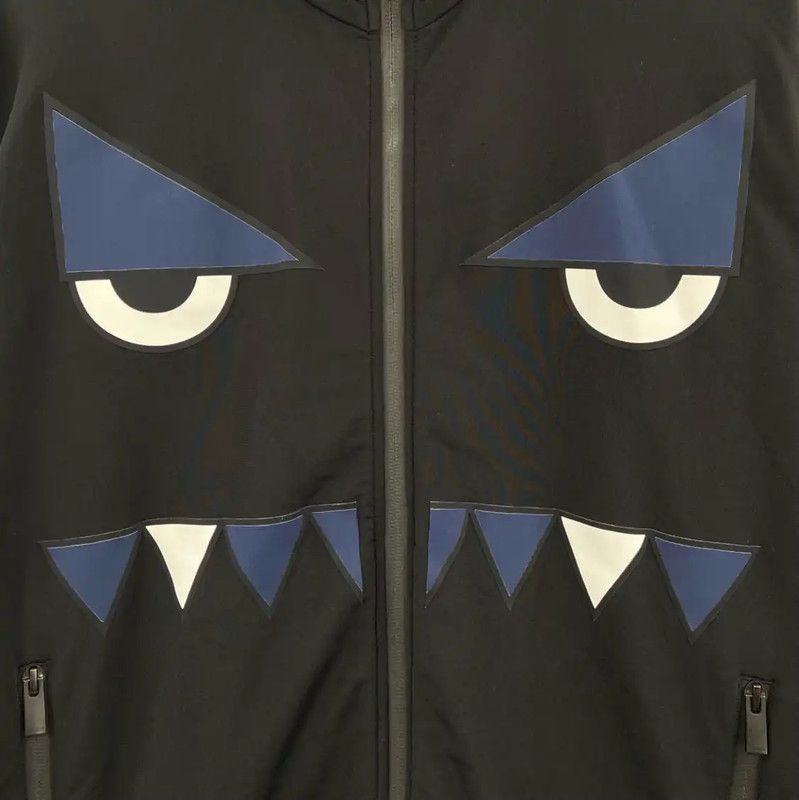 Fendi Fendi Black Cotton Long Sleeve Jacket 0089 Size US L / EU 52-54 / 3 - 5 Thumbnail