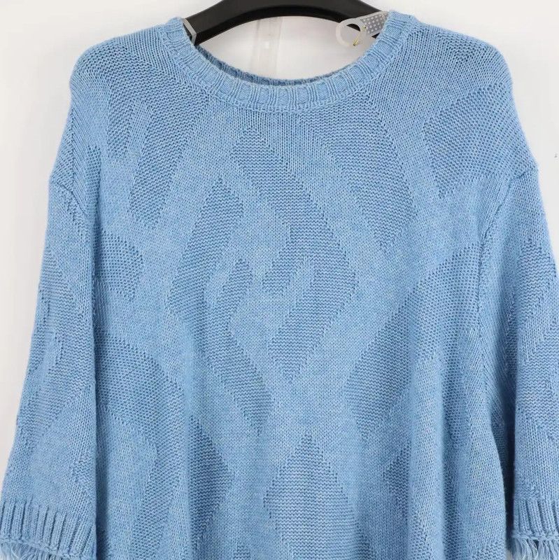 Fendi Fendi Blue Short Sleeve Knit Shirt for Men 0089 Size US XL / EU 56 / 4 - 3 Thumbnail