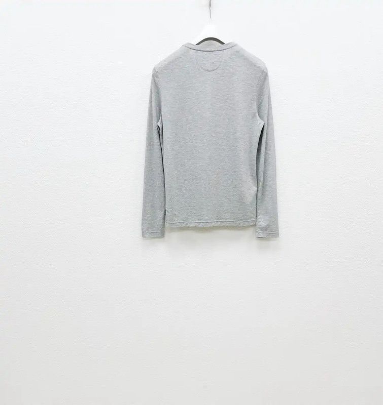 Fendi Fendi Gray Cotton Long Sleeve T-Shirt in XS 0089 Size US XS / EU 42 / 0 - 2 Thumbnail