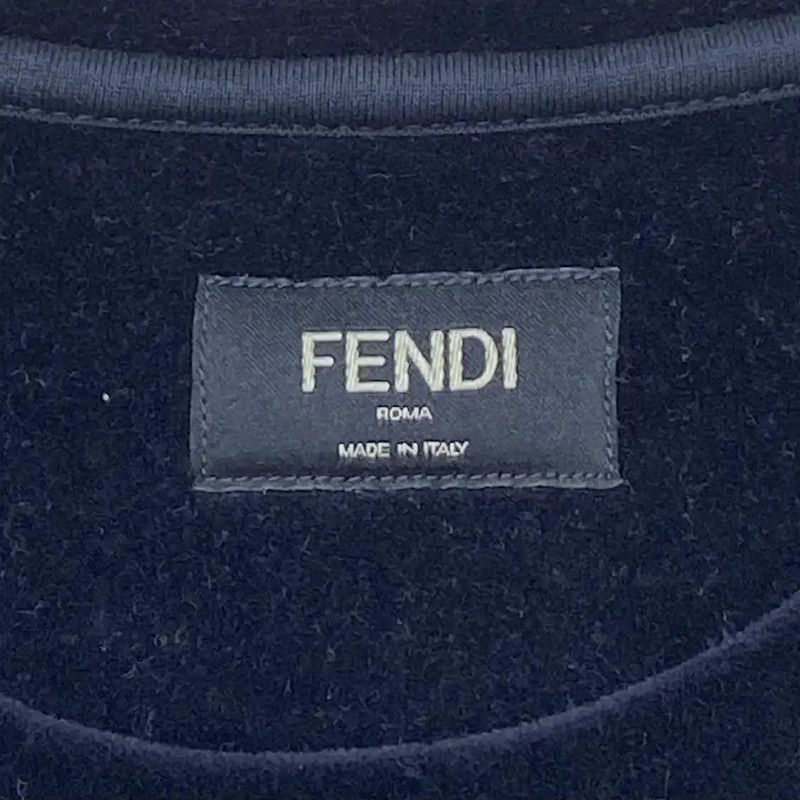 Fendi Fendi Black Logo Graphic T-Shirt for Men 0089 Size US M / EU 48-50 / 2 - 3 Thumbnail