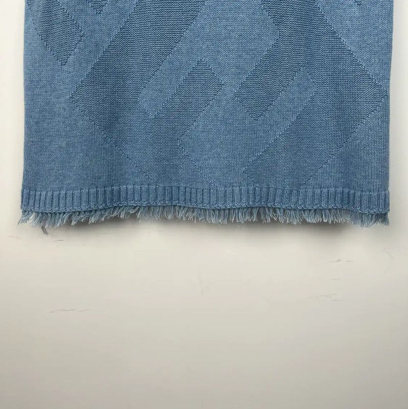 Fendi Fendi Blue XL Summer Men's T-Shirt 0089 Size US XL / EU 56 / 4 - 3 Thumbnail