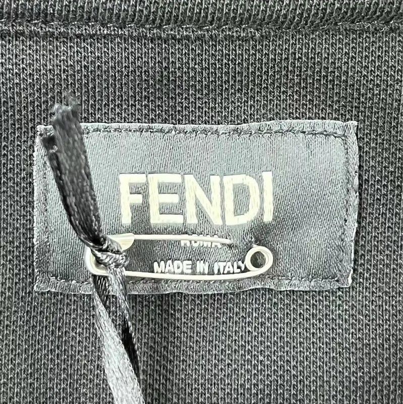 Fendi Fendi Black Cotton Men's Polo Shirt 0089 Size US S / EU 44-46 / 1 - 3 Thumbnail