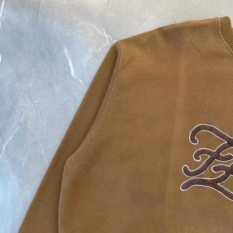 Fendi Fendi Men's Brown Cotton Long Sleeve Sweatshirt 0089 Size US S / EU 44-46 / 1 - 4 Thumbnail