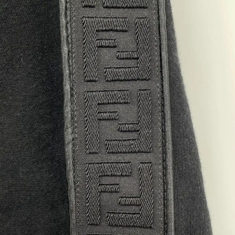 Fendi Fendi Black Cotton Men's Hoodie 0089 Size US XL / EU 56 / 4 - 5 Thumbnail