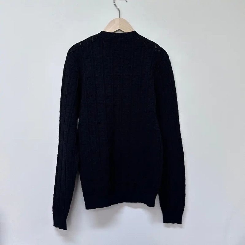 Fendi Fendi Black Cotton Men's Knit Sweater 0089 Size US S / EU 44-46 / 1 - 2 Thumbnail