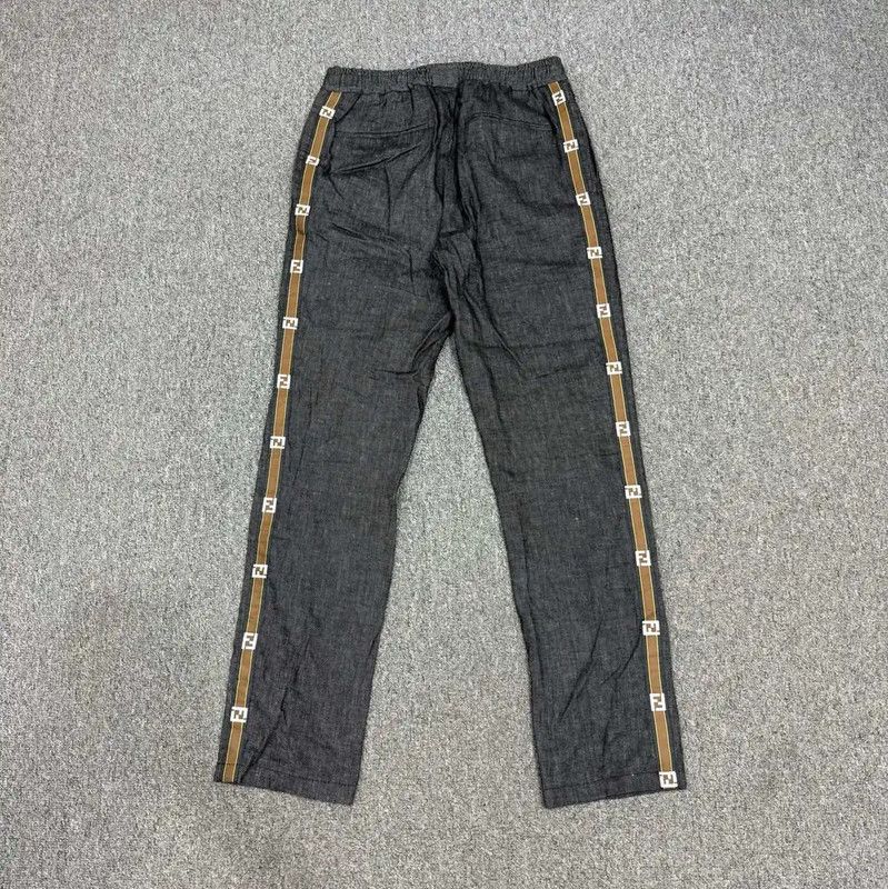 Fendi Fendi Men's Casual Gray Cotton Pants 0089 Size US 28 / EU 44 - 3 Thumbnail