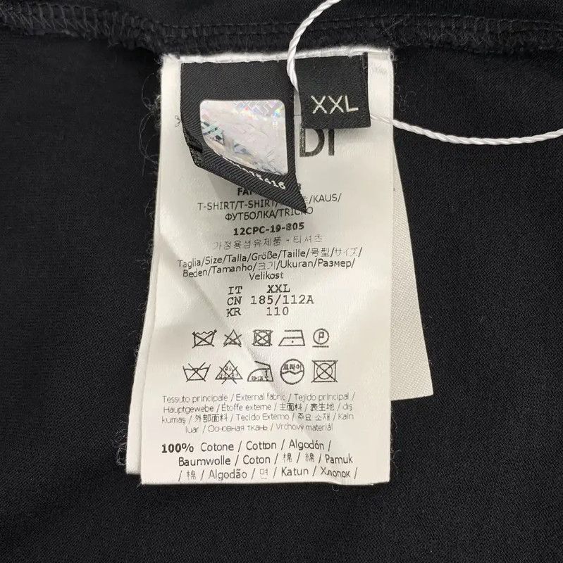 Fendi Fendi Black Cotton Men's Sweatshirt XXL 0089 Size US XXL / EU 58 / 5 - 7 Thumbnail
