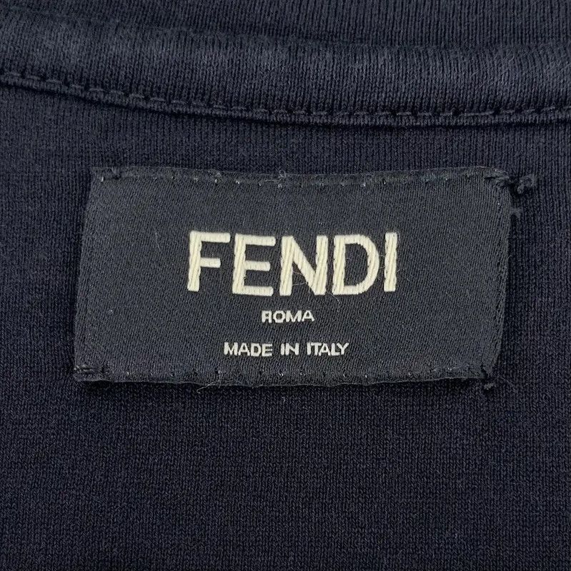 Fendi Fendi Black Cotton Men's Sweatshirt XXL 0089 Size US XXL / EU 58 / 5 - 6 Thumbnail