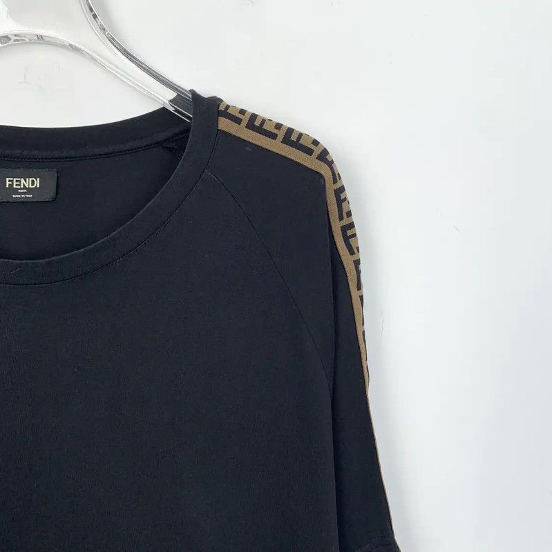 Fendi Fendi Black Cotton Men's Sweatshirt XXL 0089 Size US XXL / EU 58 / 5 - 3 Thumbnail