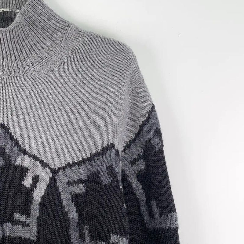 Fendi Fendi Color Block Wool Knit Sweater for Men 0089 Size US S / EU 44-46 / 1 - 3 Thumbnail