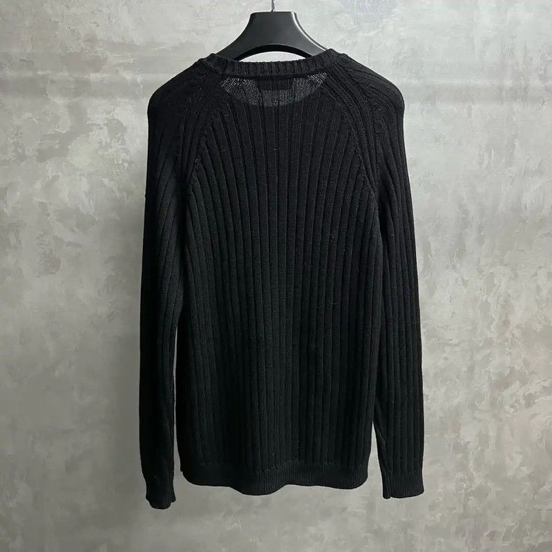 Fendi Fendi Black Cotton Knit Sweater for Men 0089 Size US L / EU 52-54 / 3 - 5 Thumbnail