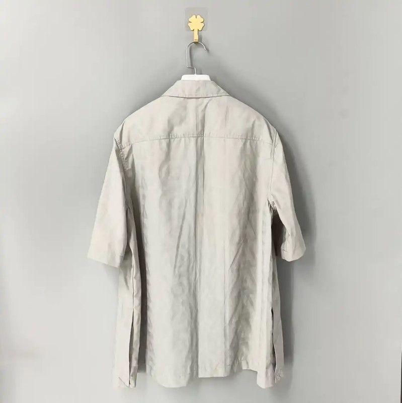 Fendi Fendi Gray Short-Sleeve Men's Shirt 0089 Size US S / EU 44-46 / 1 - 2 Thumbnail