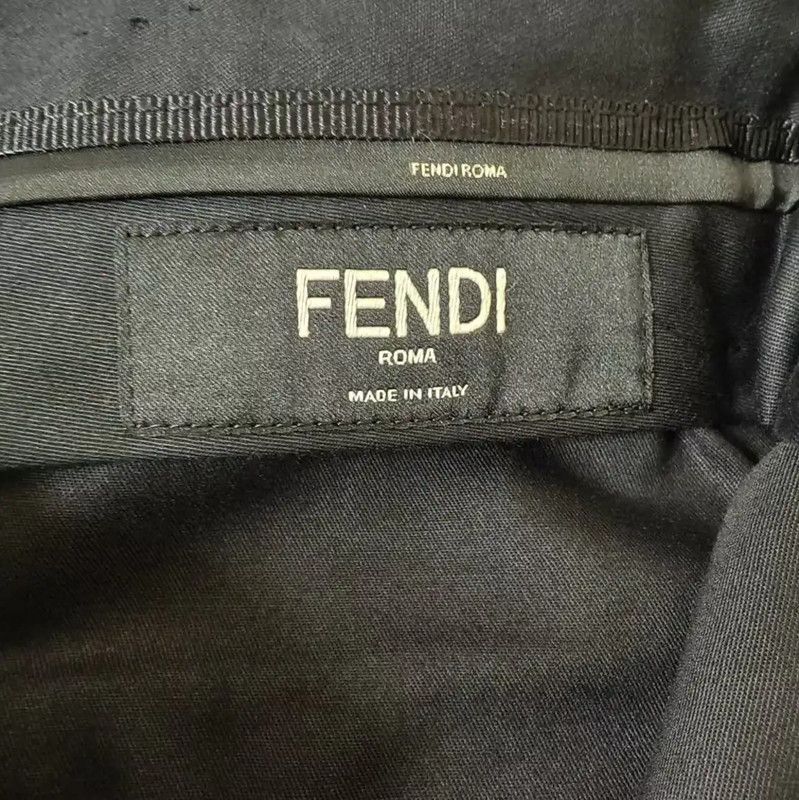 Fendi Fendi Black Men's Shorts Size S 0089 Size US 26 / EU 42 - 3 Thumbnail