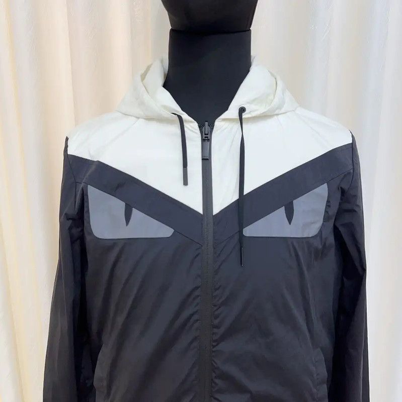 Fendi Fendi Black Men's Lightweight Jacket 0089 Size US L / EU 52-54 / 3 - 3 Thumbnail
